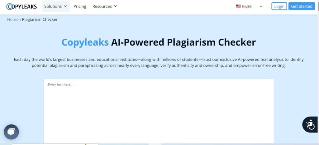 Copyleaks plagiarism checker software